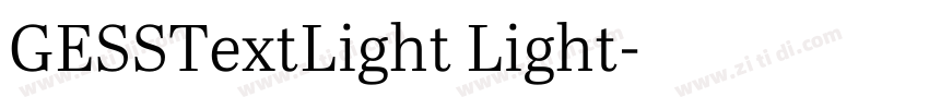 GESSTextLight Light字体转换 GESSTextLight Light字体转换